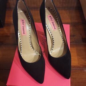 Betsey Johnson Black Women's Heels